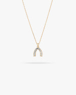 Adina Reyter Baguette Wishbone Necklace