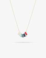 Pave Bomb Bead Party Necklace