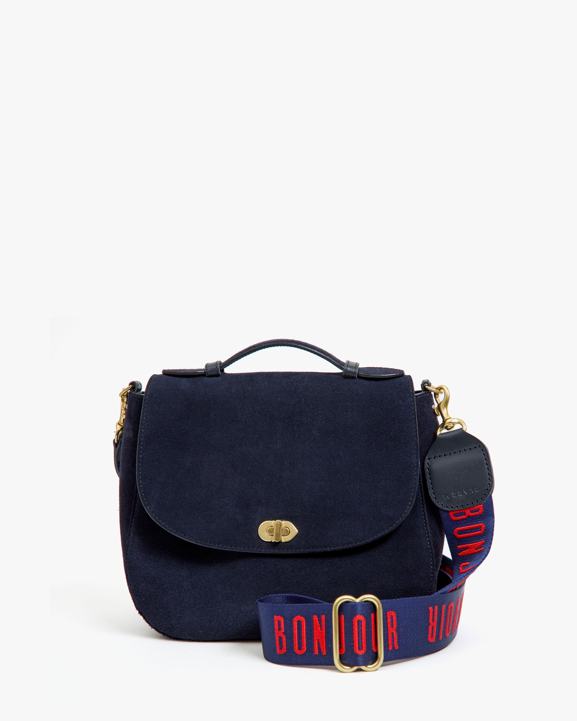 Adjustable Crossbody Strap on Turnlock Louis