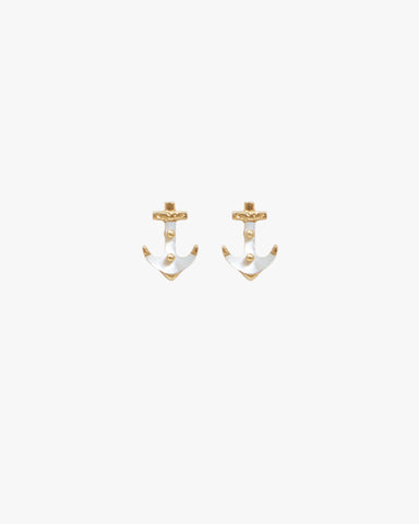 Anchor Stud Earrings