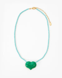 Beaded Heart Necklace