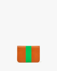 Card Case with Green Stripe 