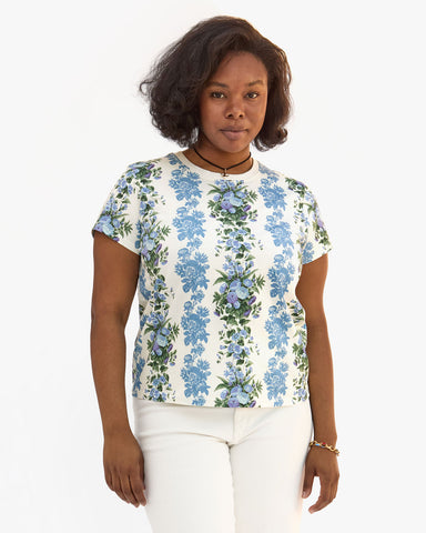 Classic Tee Floral Stripe on Candice