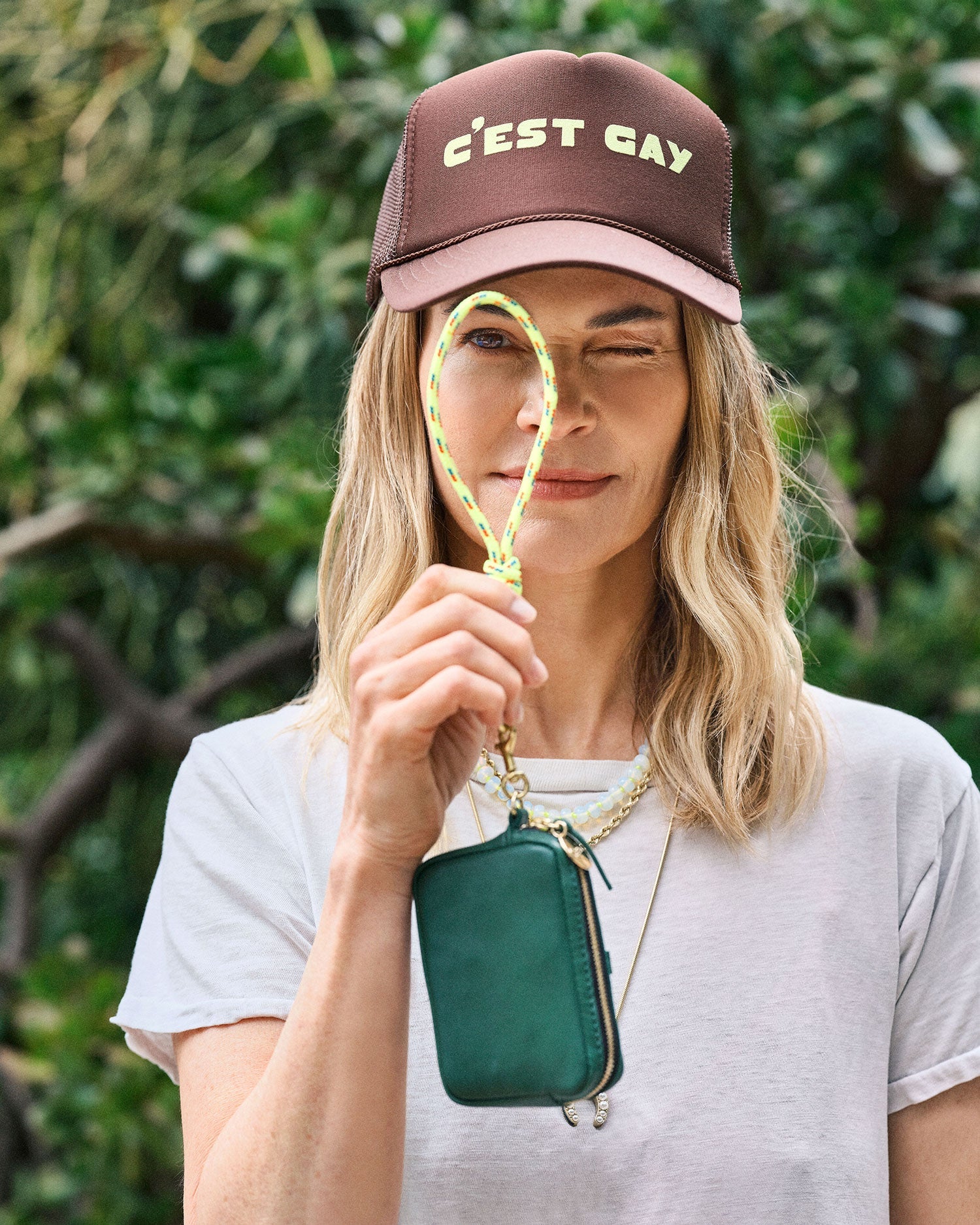 Cord Wristlet Poche Sportif