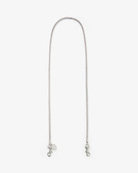 Silver Snake Chain Crossbody Strap