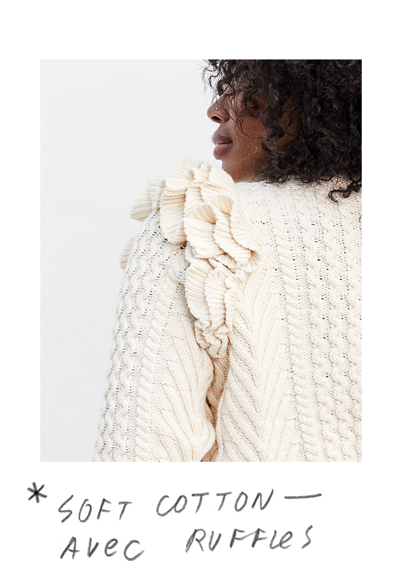 Soft cotton – avec ruffles