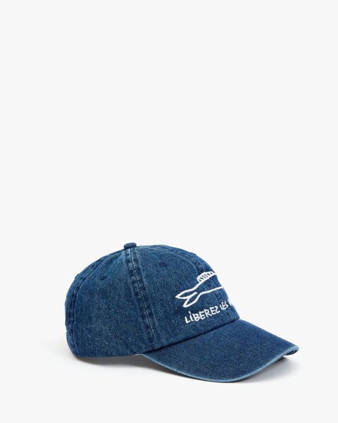 Denim Baseball Hat – Clare V.