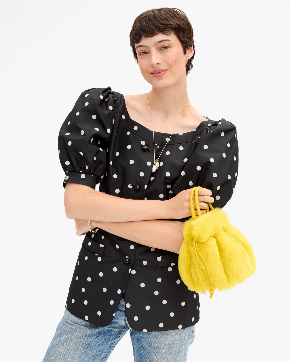 Emma w Top Handle in Nike's hand