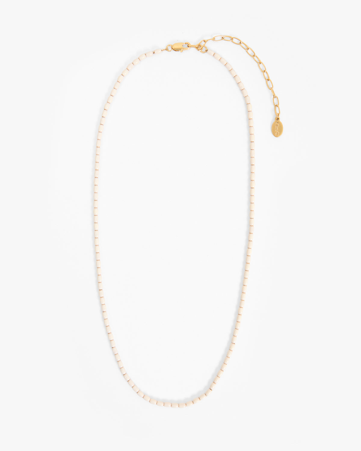 Enamel Barrel Chain Necklace