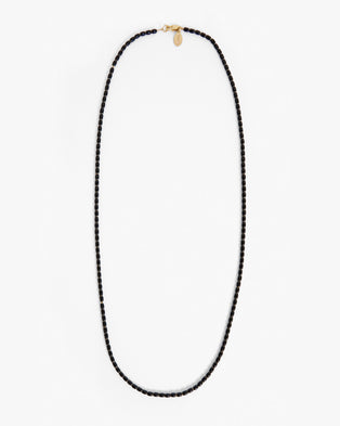 Enamel Barrel Chain Necklace - 24 in
