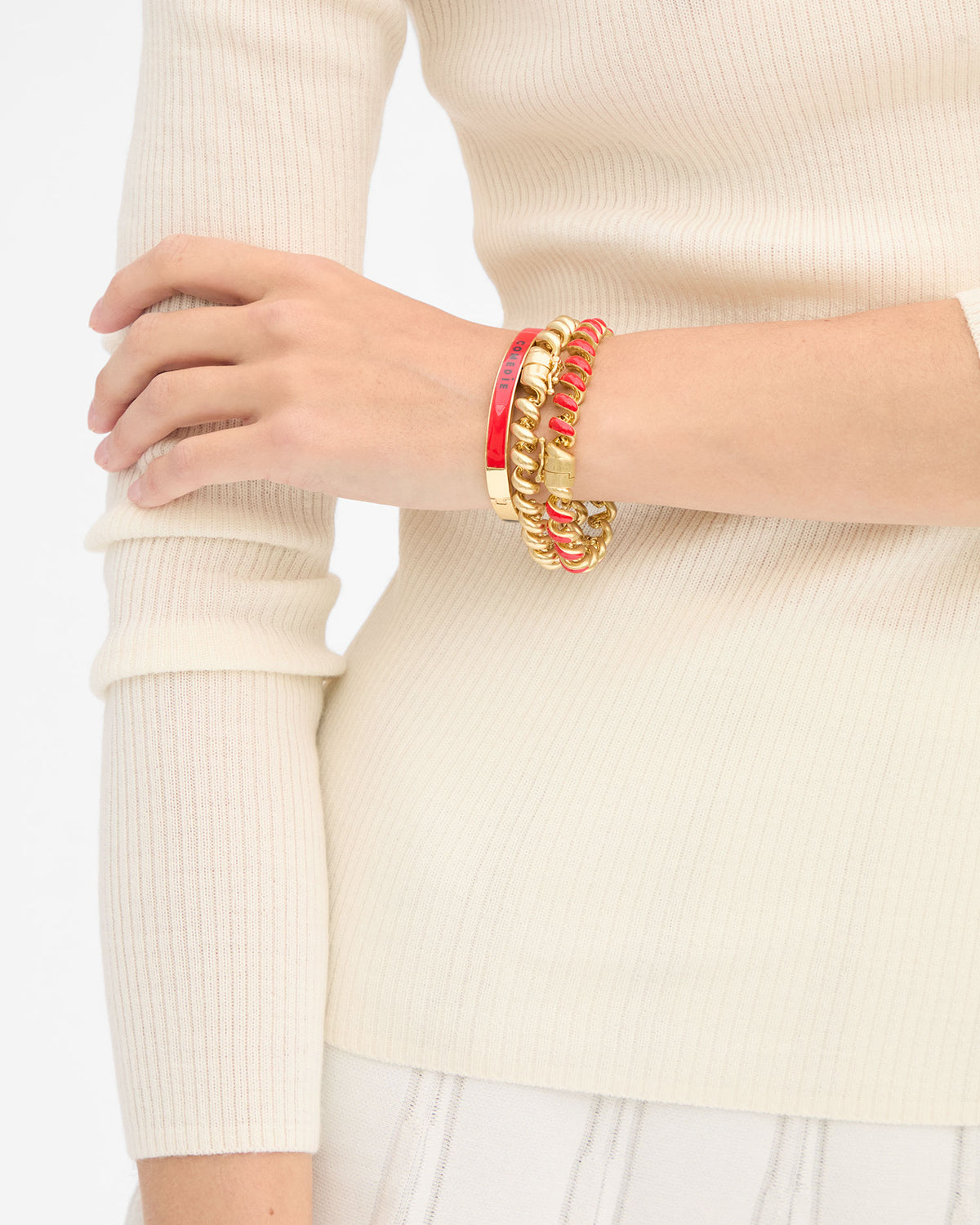 Le Tele Bracelet on wrist