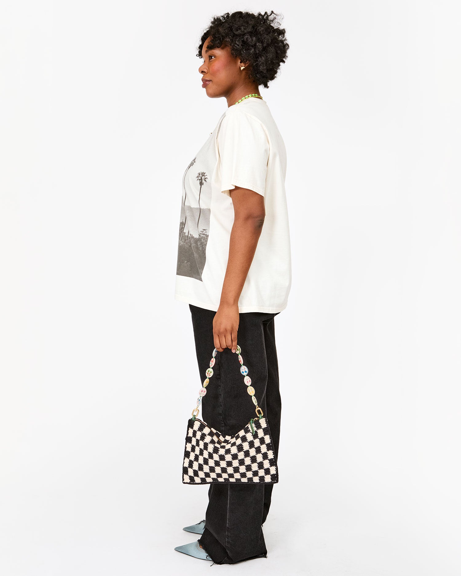 Shortie Strap on Flat Clutch w/ Tabs