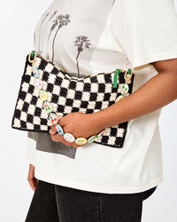 Shortie Strap on Flat Clutch