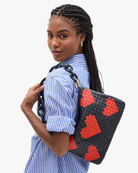 Flat Clutch with Shortie Strap
