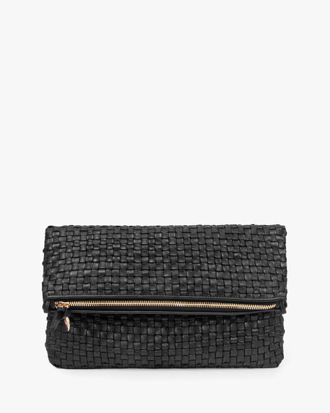 Clare V. Circle Clutch  Clare v., Clutch, Embossed leather