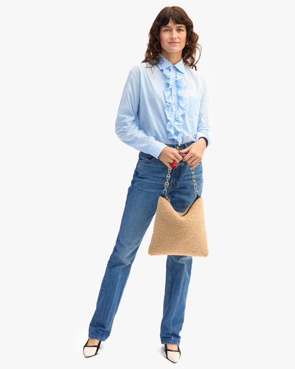 Foldover Clutch w Tabs with Shortie Strap