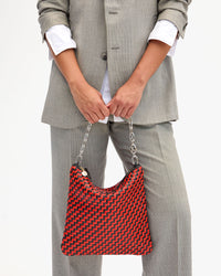 Shortie Strap on Foldover Clutch w Tabs