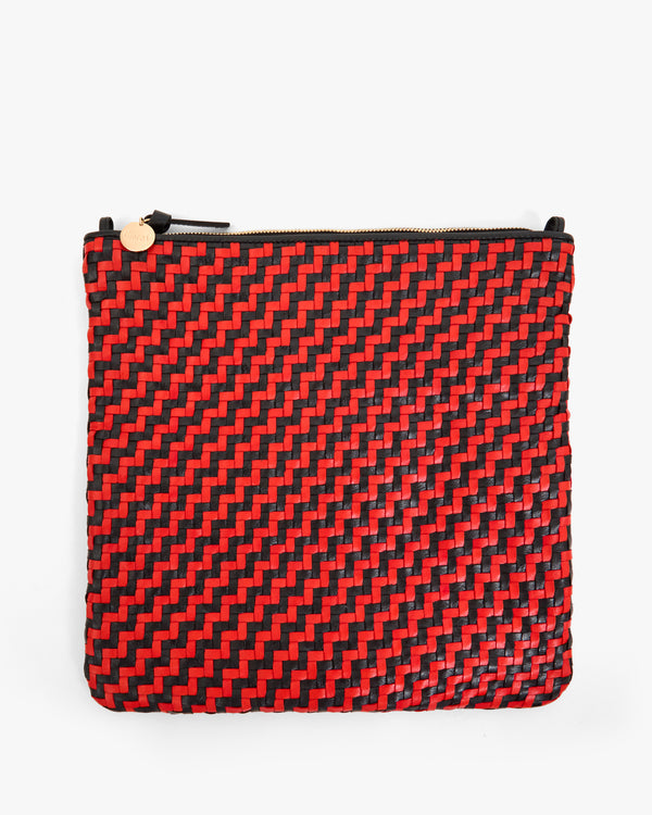 Foldover Clutch w Tabs flat view