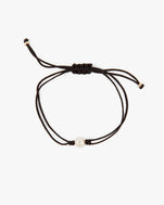 Black Grace Lee Pearl Silk Cord Bracelet