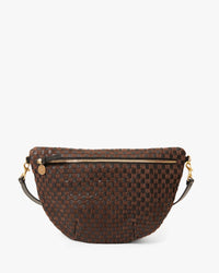 Black/Chocolate Woven Grande Fanny.