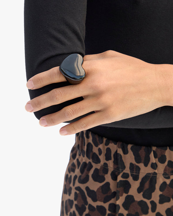 Grande Heart Ring on model