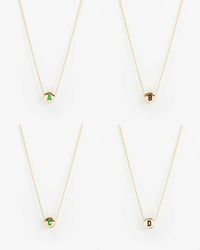 Initial Necklace abcd