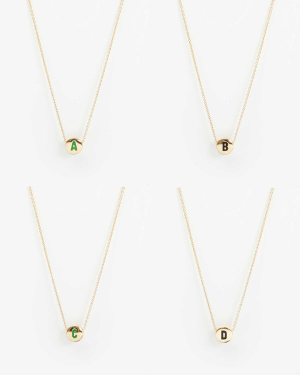 Initial Necklace abcd