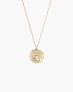 Kathryn Bentley Urn Greek Coin Pendant Necklace