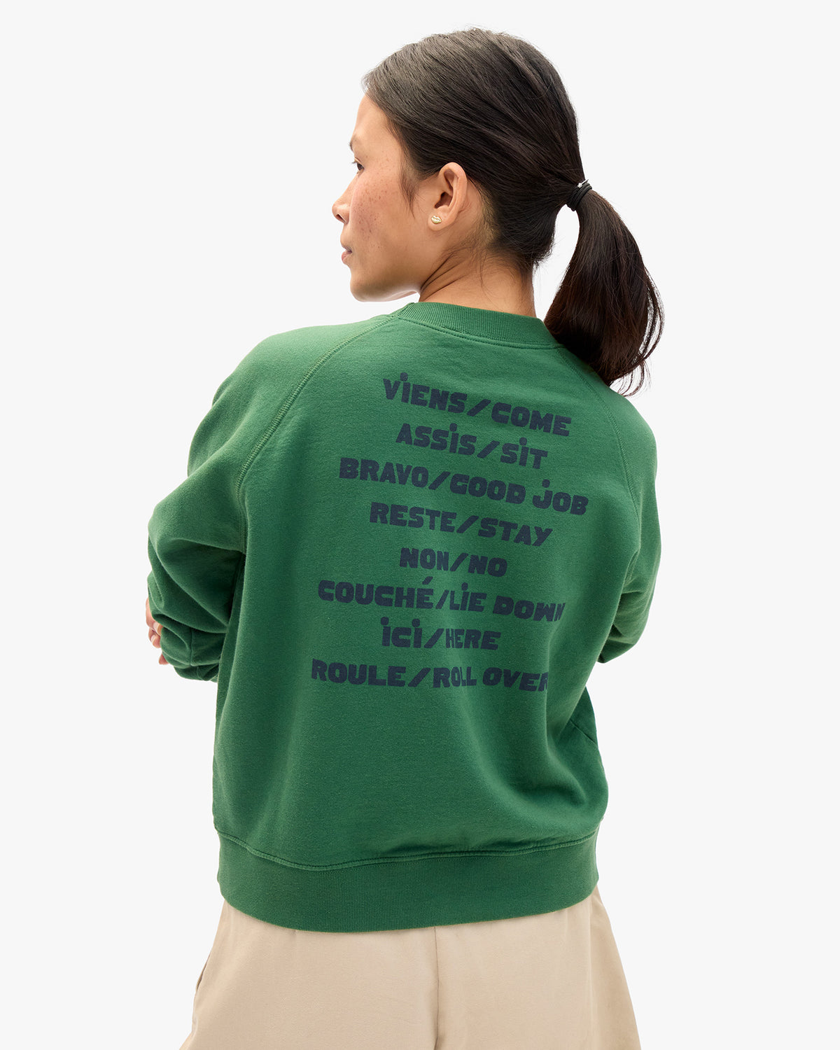 Le Court Sweatshirt back view