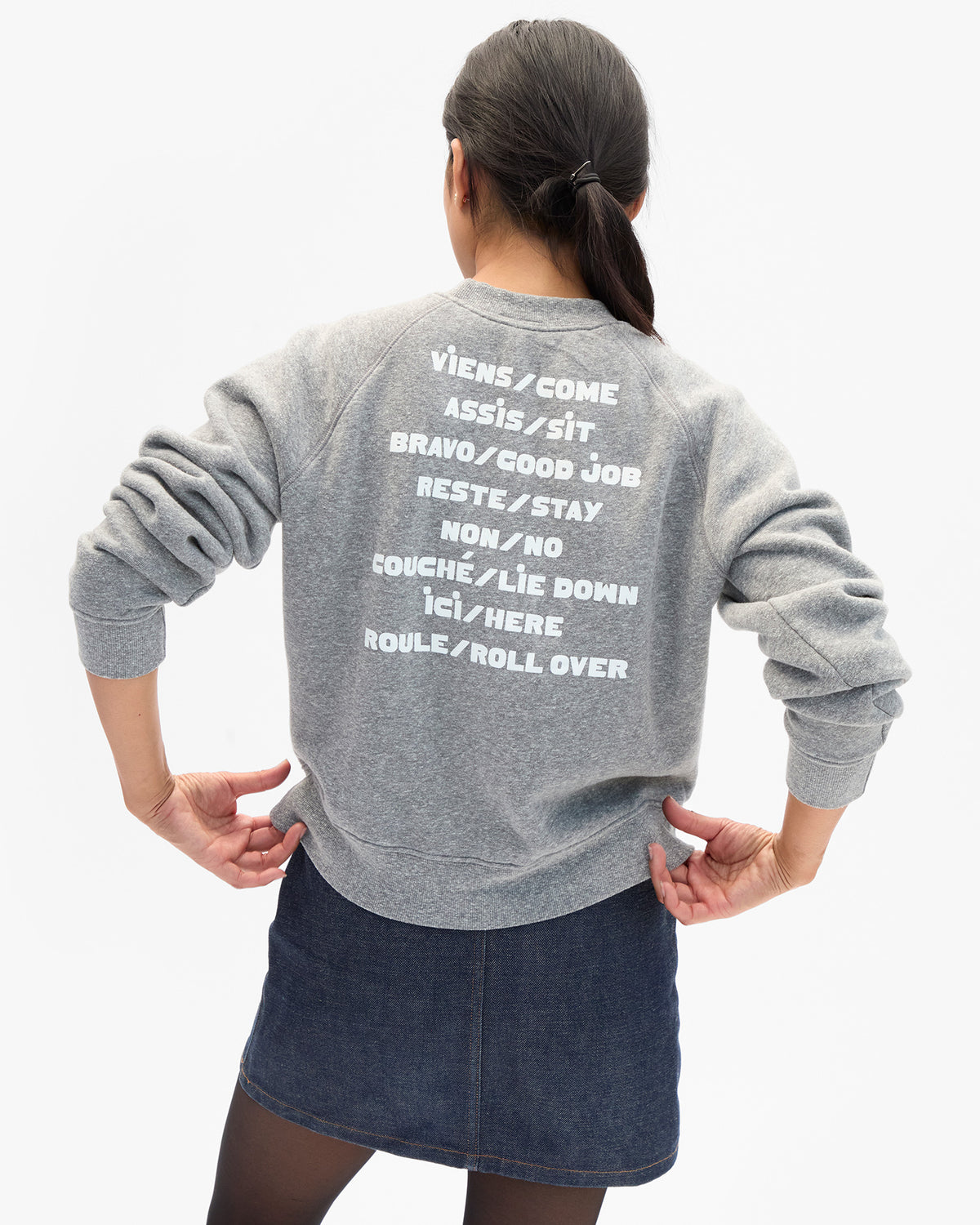 Le Court Sweatshirt back view
