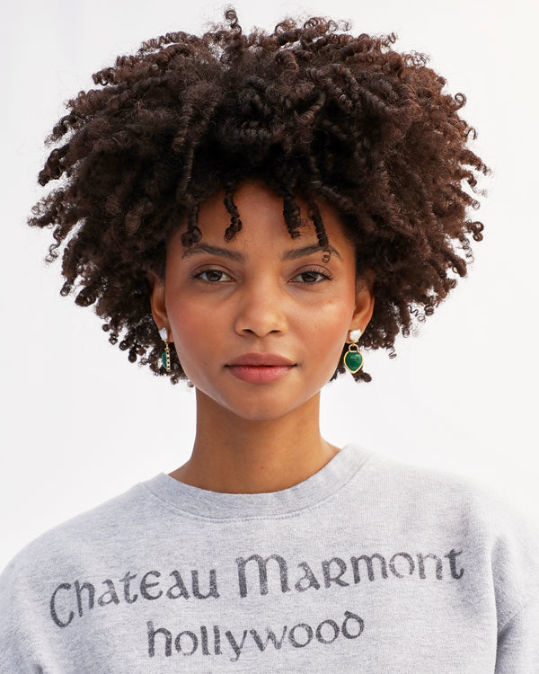 Le Heartbreaker Earrings on Lenny