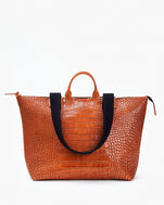 Cuoio Croco Le Zip Sac