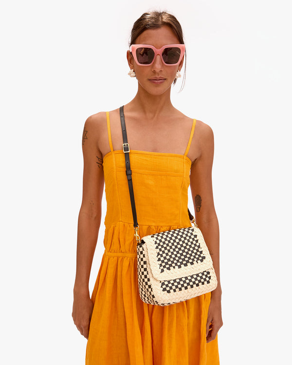 Louis Border Woven Checker on Haley