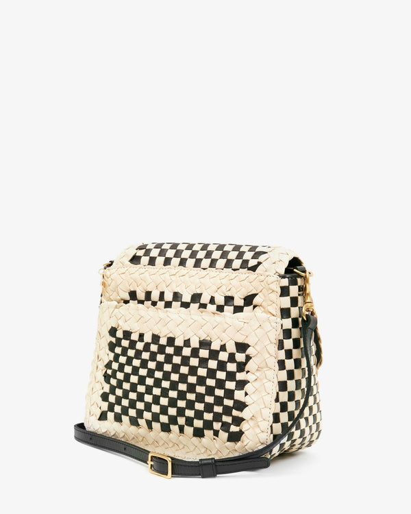Louis Border Woven Checker back
