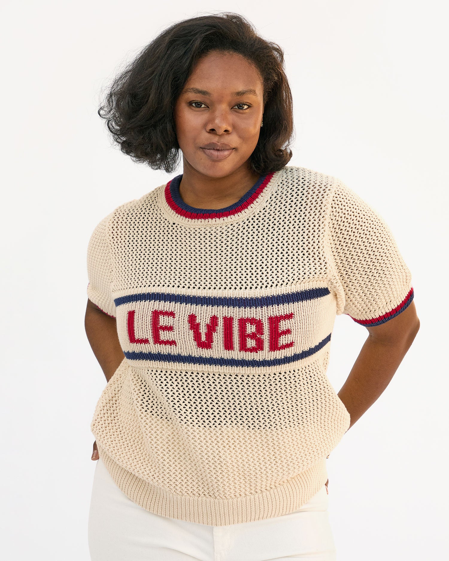 Luc Knit Tee on Candice