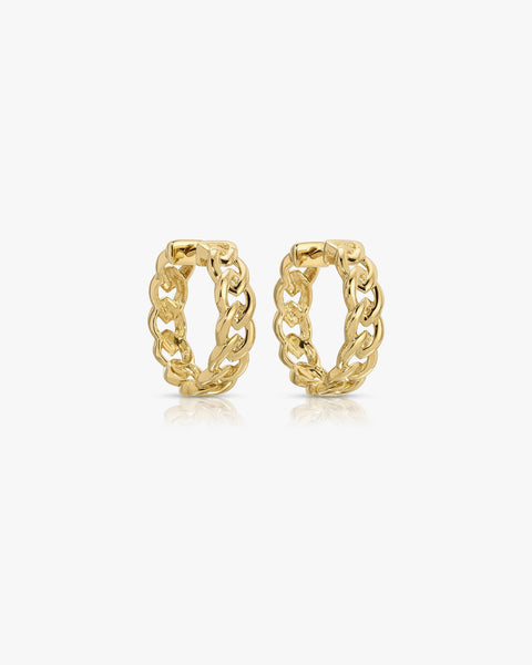 Link Hoop Earrings – Clare V.