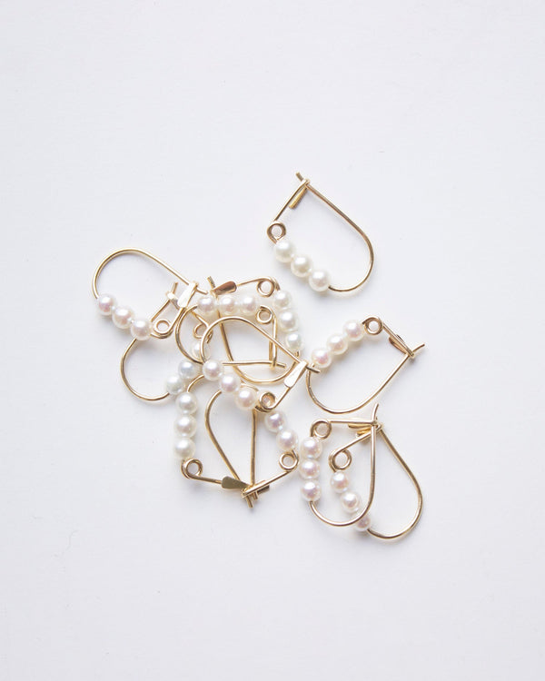 Maya Brenner Tres Pearl Earring in bundle