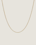 Micro Rolo Link Chain Necklace