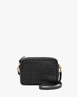 Black Rattan Midi Sac - Front