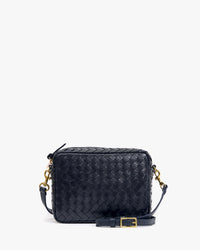 Twilight Diagonal Woven Midi Sac with Adjustable Strap.