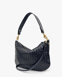 Back view of the Twilight Diagonal Woven Moyen Messenger.