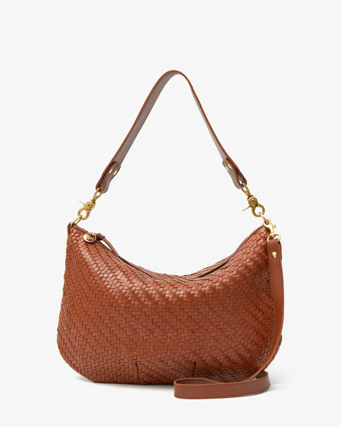 MIESROHE ミースロエ WOVEN LETHER BAG ブラウン Moyen Messenger – Clare V.