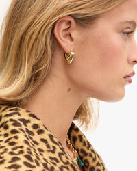 Mylar Heart Hoops side view