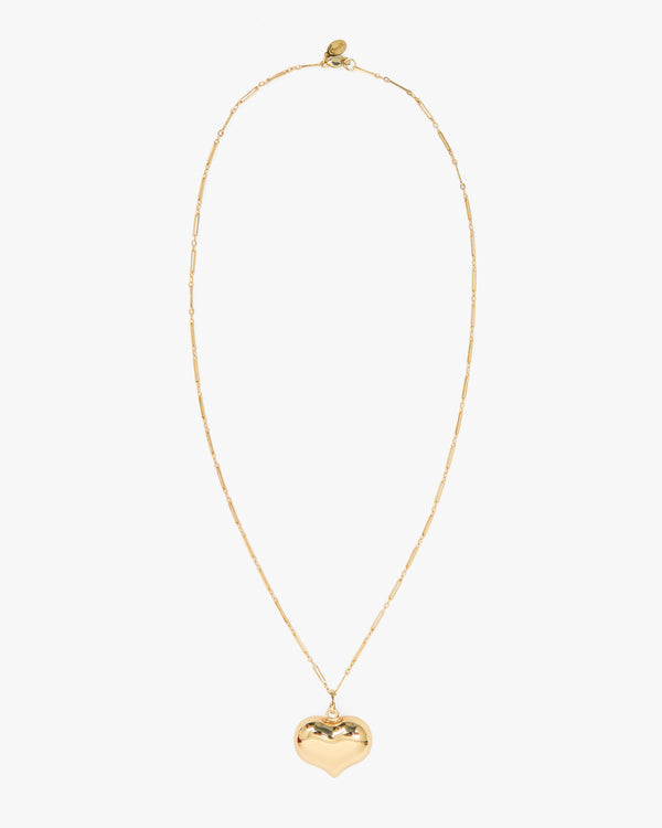 Mylar Heart Necklace full view