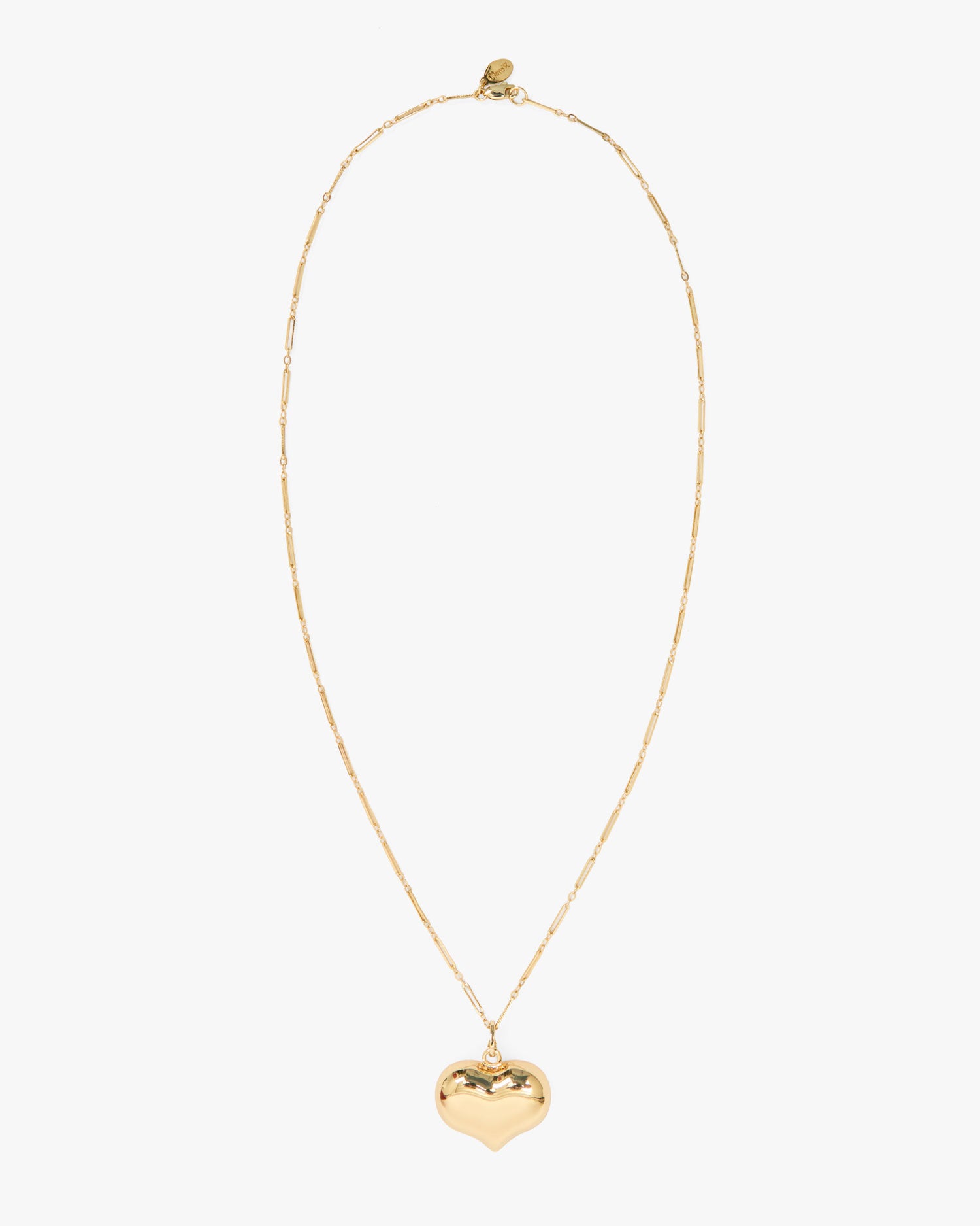 Mylar Heart Necklace full view