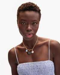 Nautilus Charm on Charm Chain Necklace