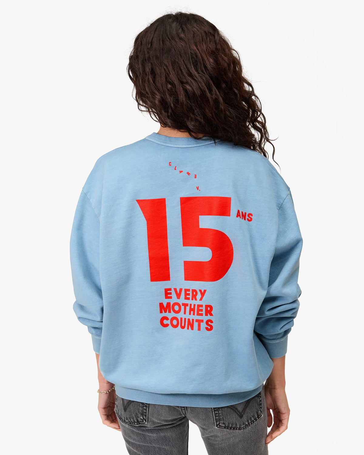 Oversized Sweatshirt back view