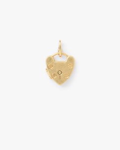 Padlock Locket Charm