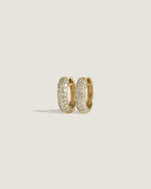 Kinn Studios Pavé Diamond Dome Huggies