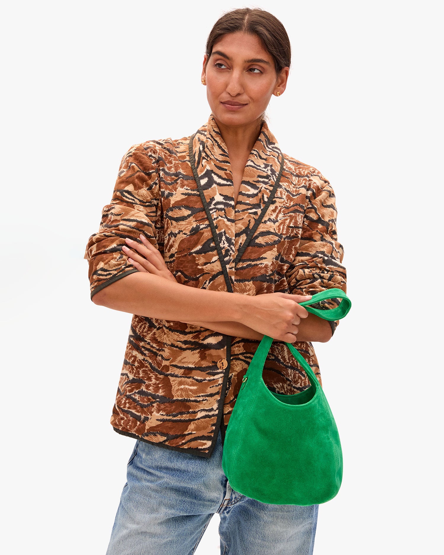 Lizzie holding Petit Bando